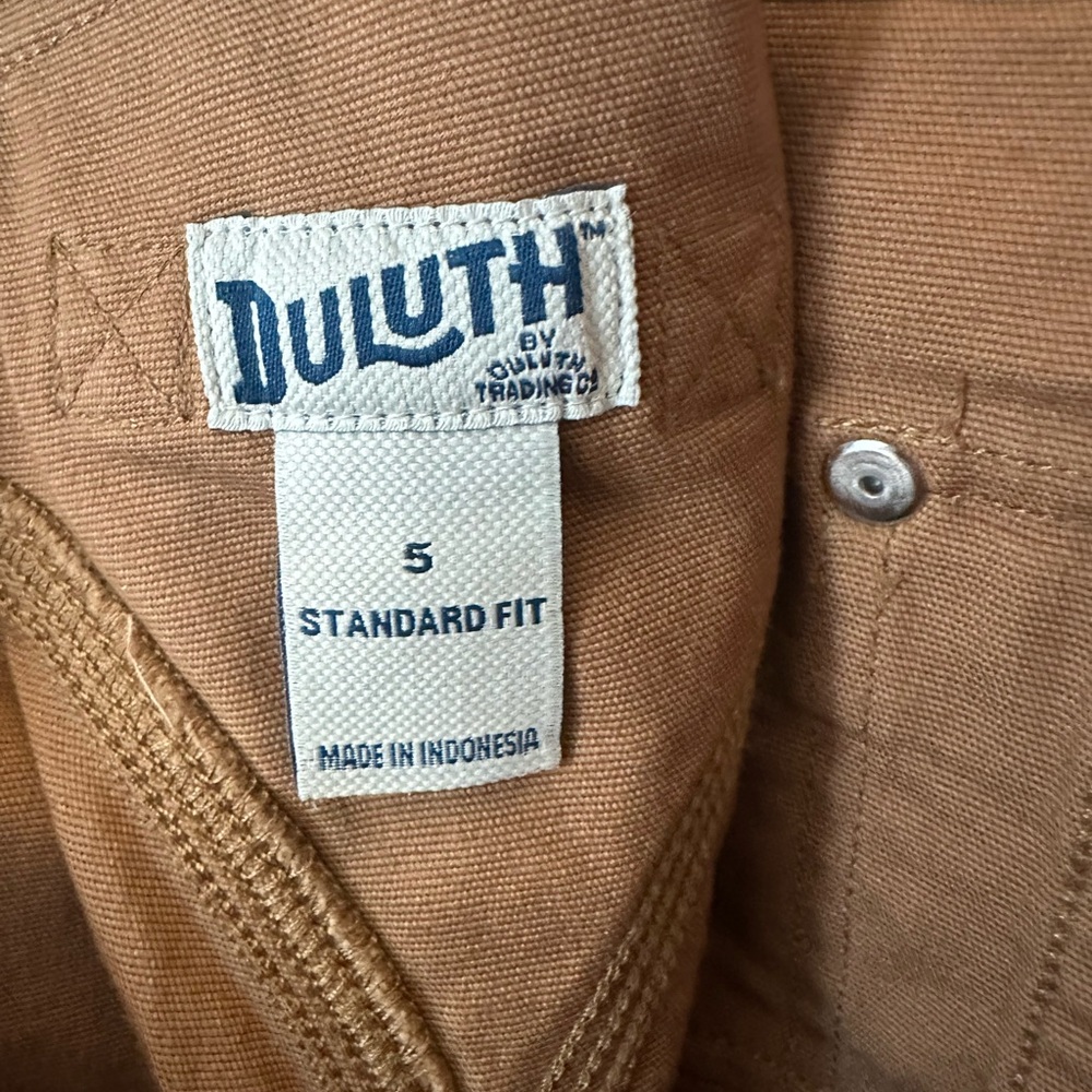 Duluth Trading Co Kids Tan Overalls - Picture 7 of 8
